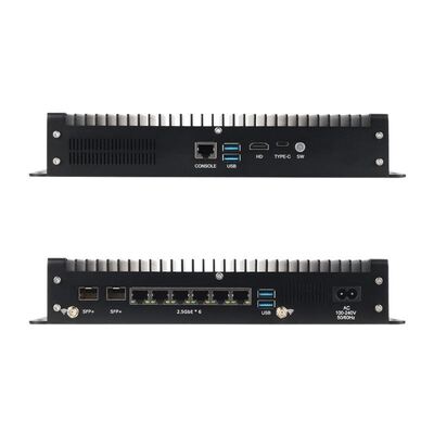 Router Mini Với Bộ Xử Lý Intel Core I5 ​​1235U 6 Cổng LAN Và 2 Cổng Quang SFP 10G Dành Cho Văn Phòng Và Nhà Máy Doanh Nghiệp