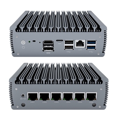 Bộ xử lý Intel Celeron J6412 Soft Router với 6 Lan 1 HD-MI 1 DP